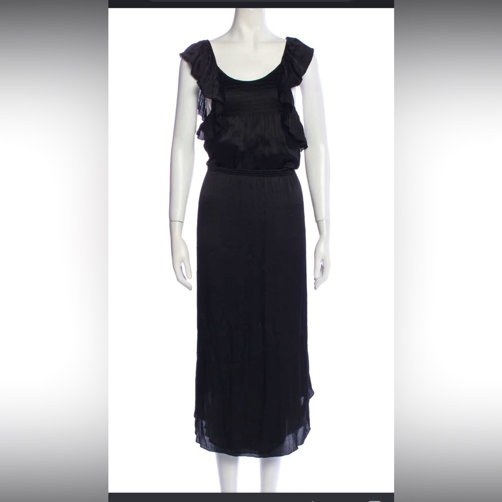 Silk open back tassel Ulla Johnson evening dress 2 $600 fall evening formal maxi